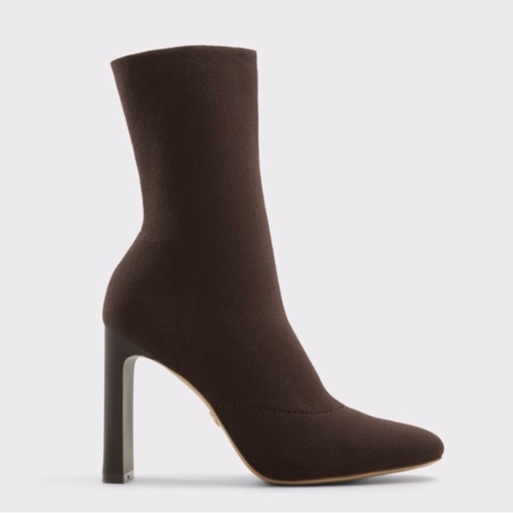 Aldo Brown Heeled Boots